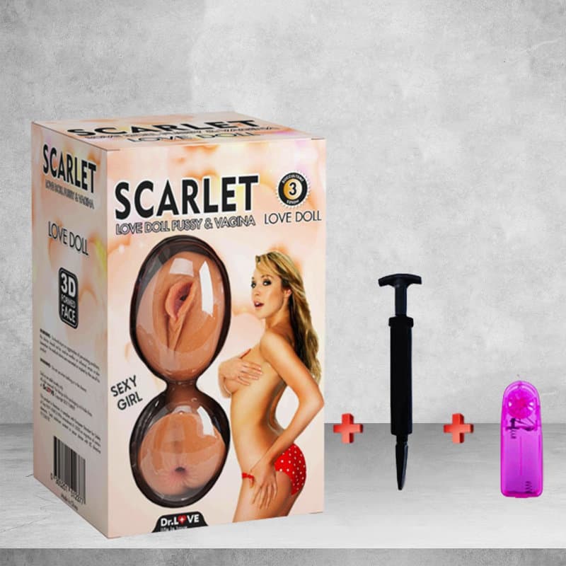 SCARLETT 2 İŞLEVLİ TİTREŞİMLİ ULTRA REALİSTİK ŞİŞME BEBEK KADIN MANKEN