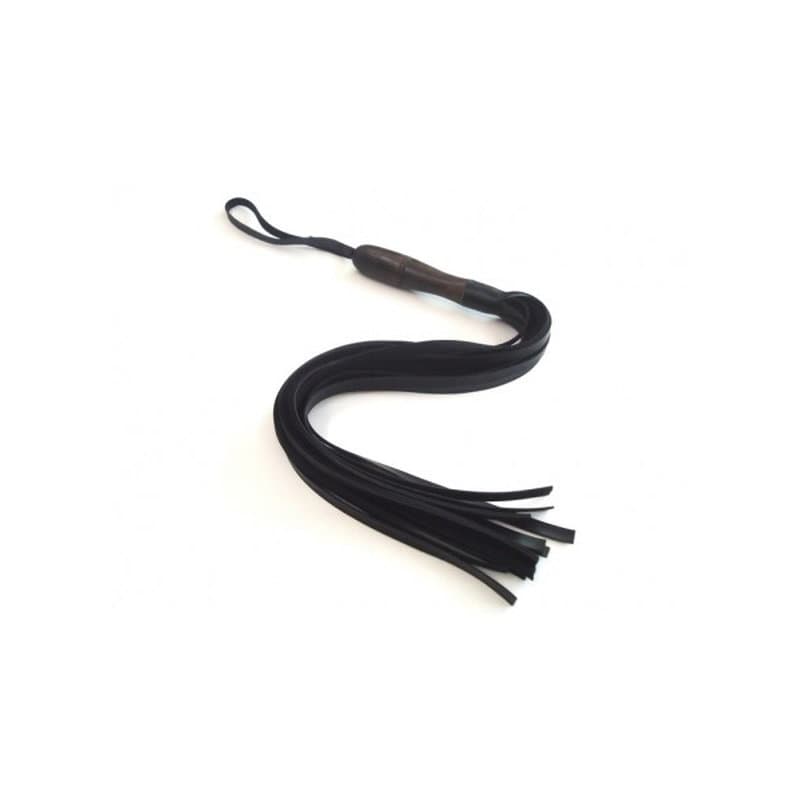 Fantazi Siyah Deri Kırbaç