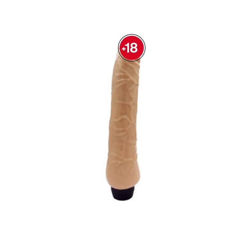 G-Spot Slikon Renkli Motorlu Vibratör (Ten Rengi)