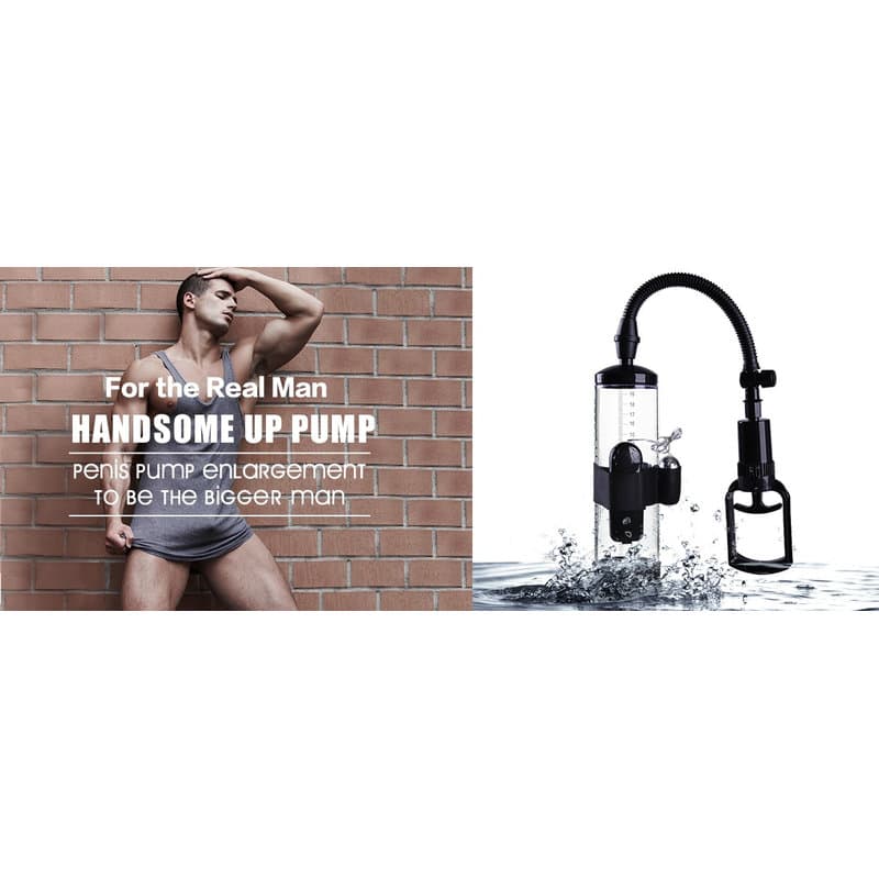 Handsome Up Pump – Motorlu Titreşimli Penis Büyütücü Pompa