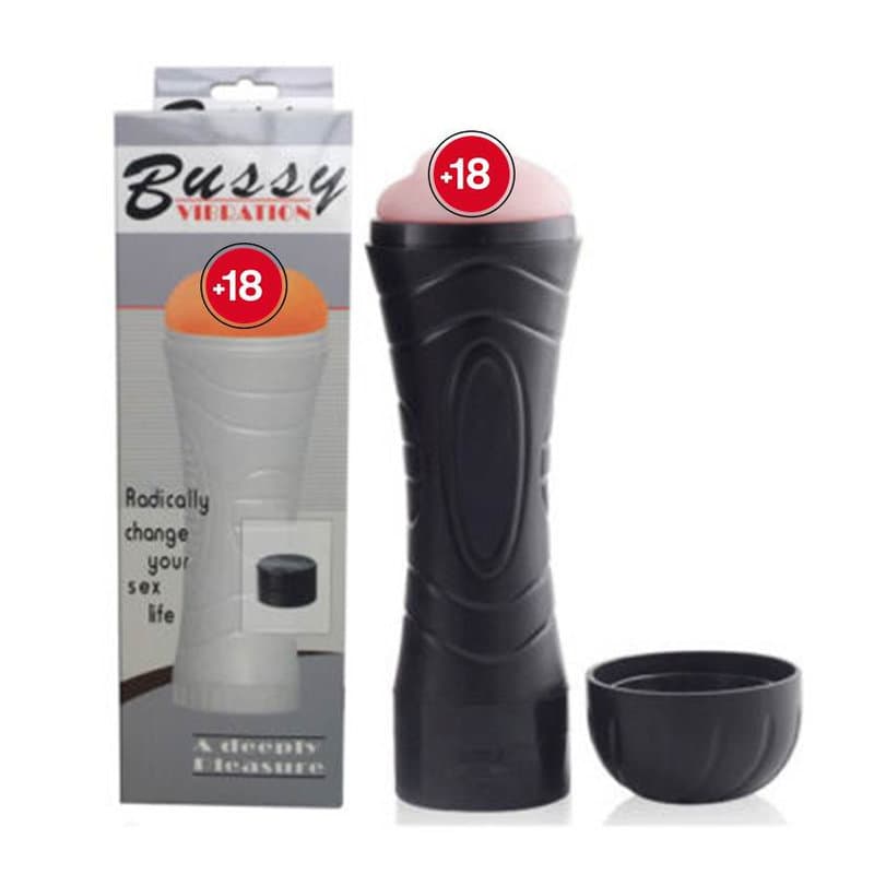 Bussy Titreşimli Yapay Vajina Yüksek Kalite Erkek Mastürbatör